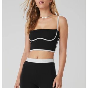 Alo airbrushed streamlined bra tank